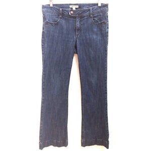 CAbi Boot Cut Flare Blue Jeans Womens size 6  Style 178R Medium Wash 32 x 30